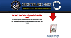 Desktop Screenshot of centerlinegym.com